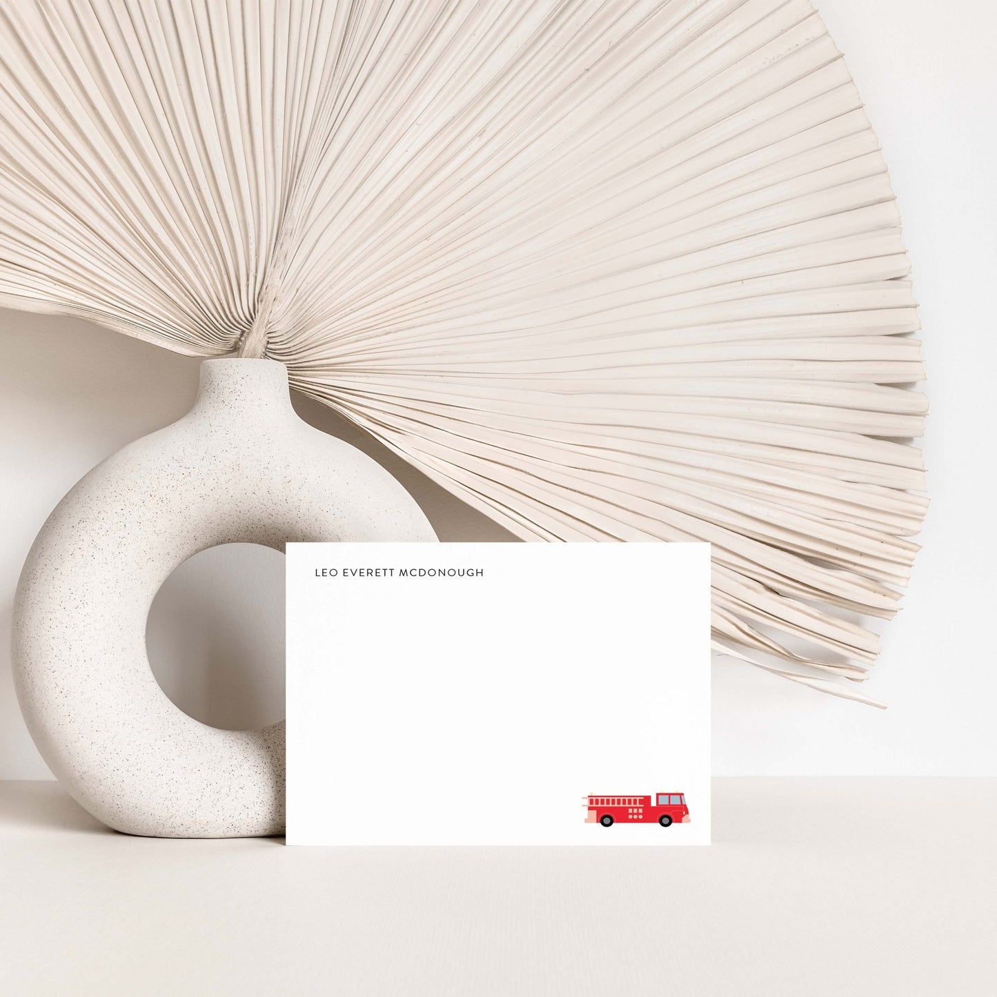 Fire Truck Notecards - Blú Rose