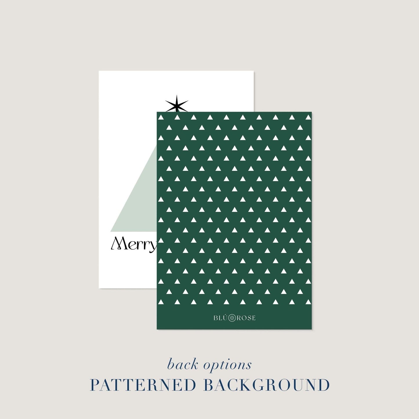 Geo Tree Holiday Cards - Blú Rose