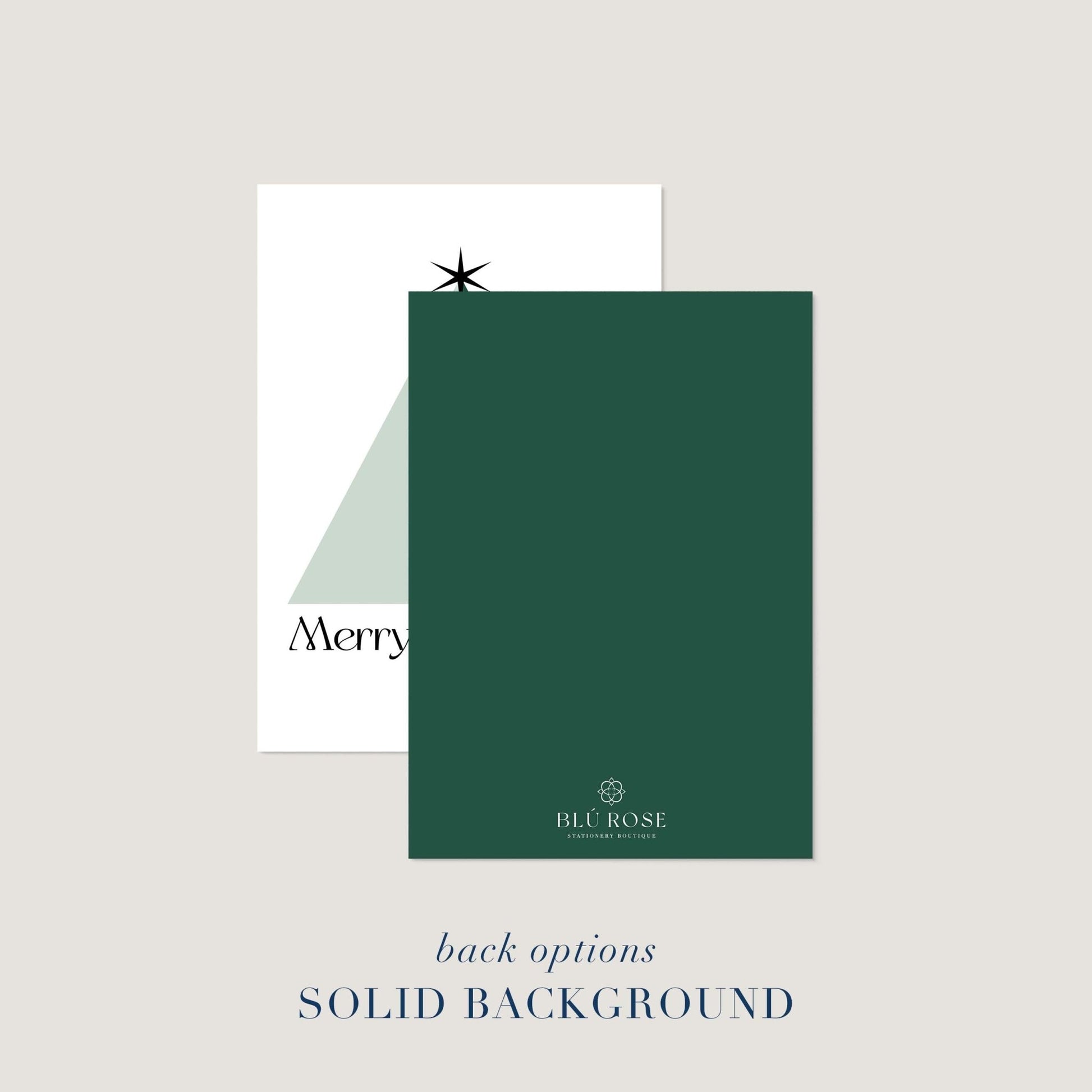 Geo Tree Holiday Cards - Blú Rose