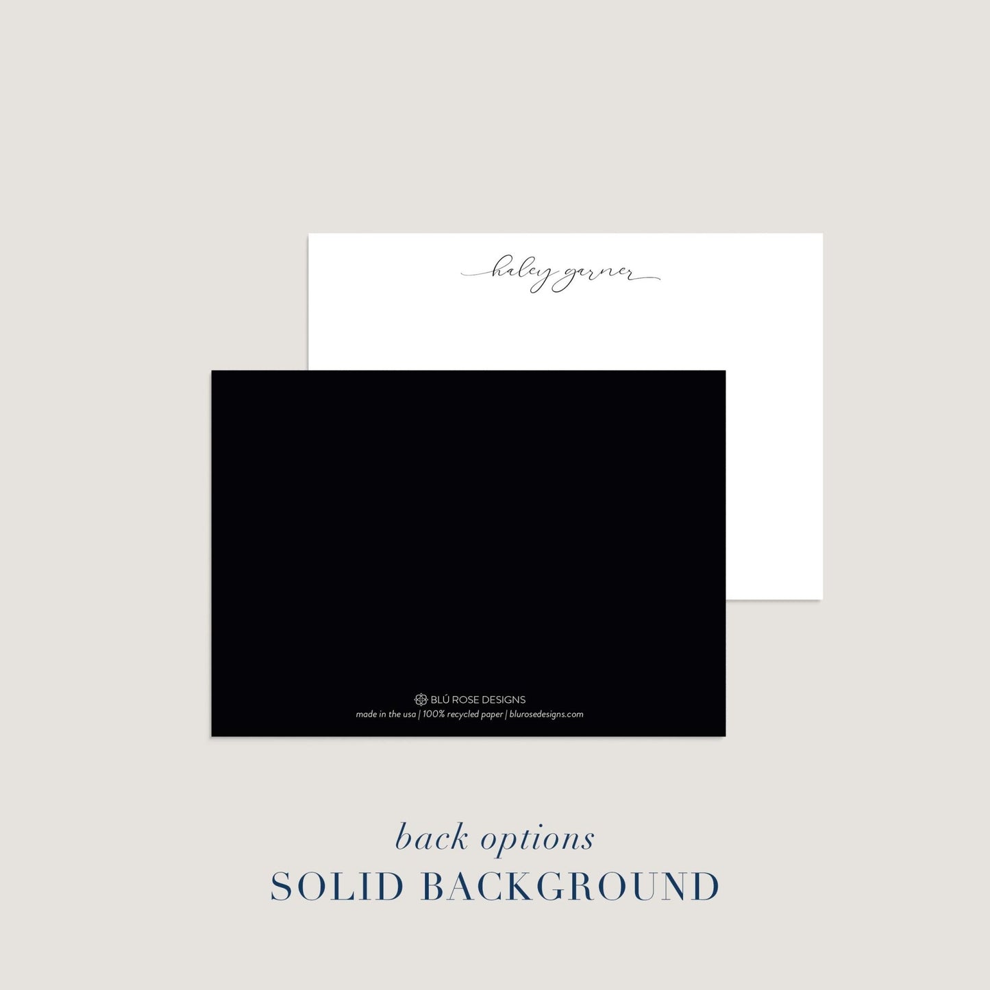 Haley Notepad + Notecard Set - Blú Rose
