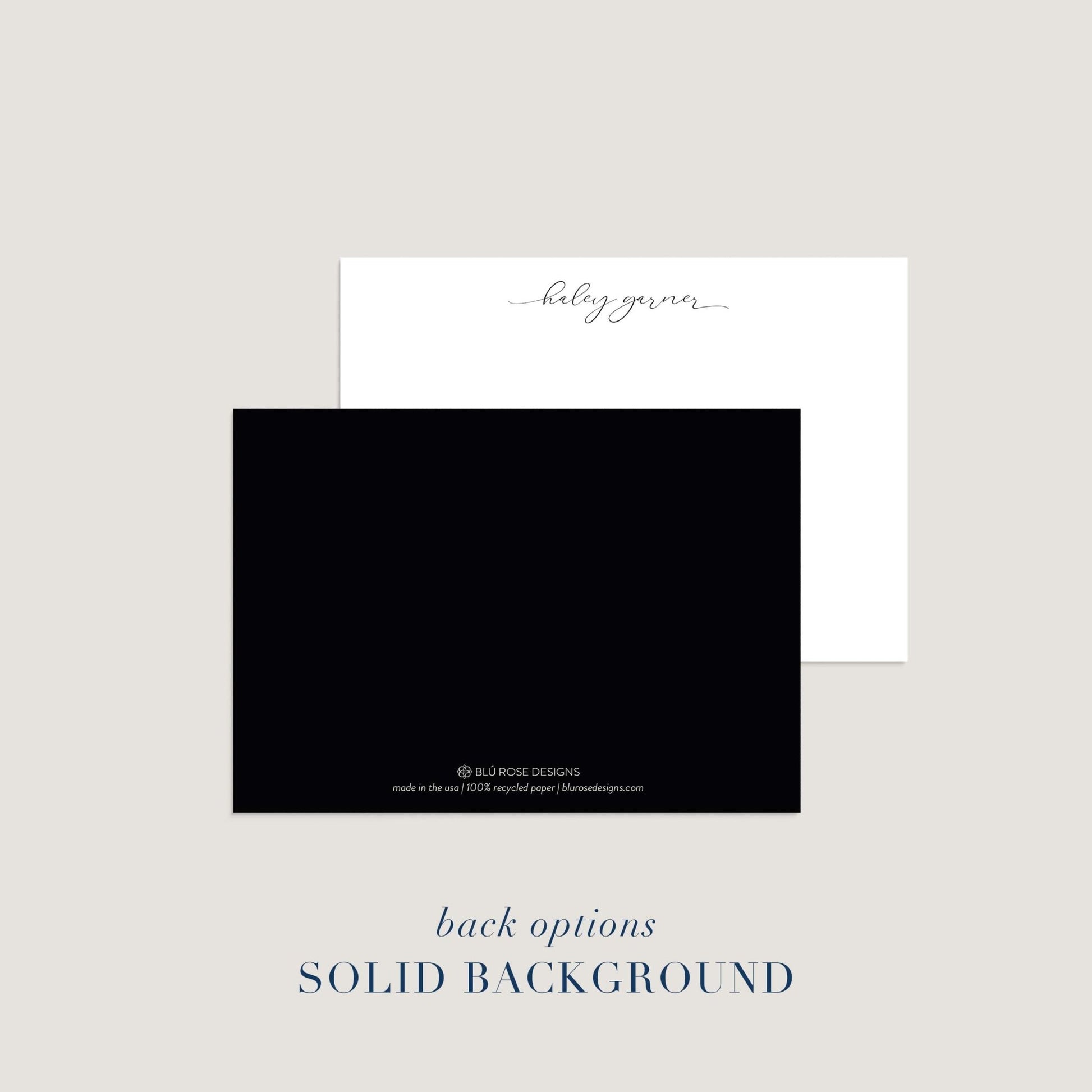 Haley Notepad + Notecard Set - Blú Rose