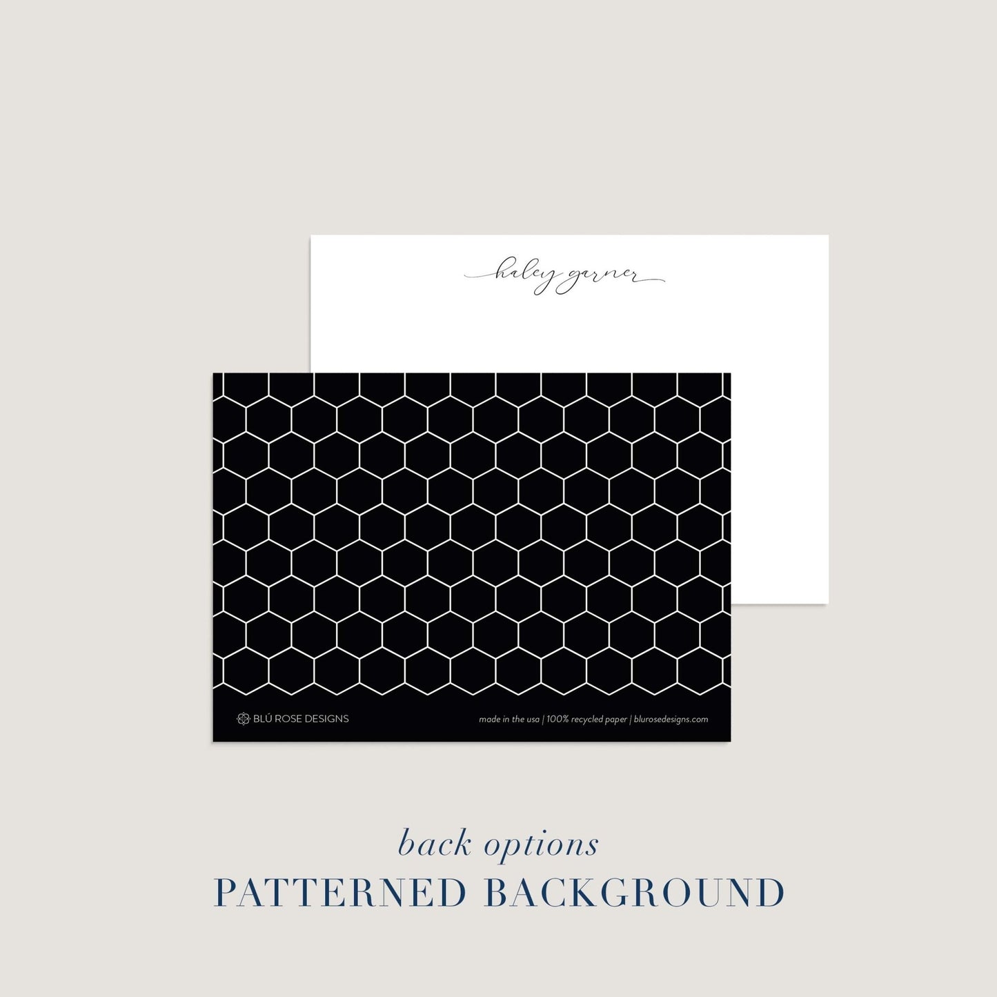 Haley Notepad + Notecard Set - Blú Rose