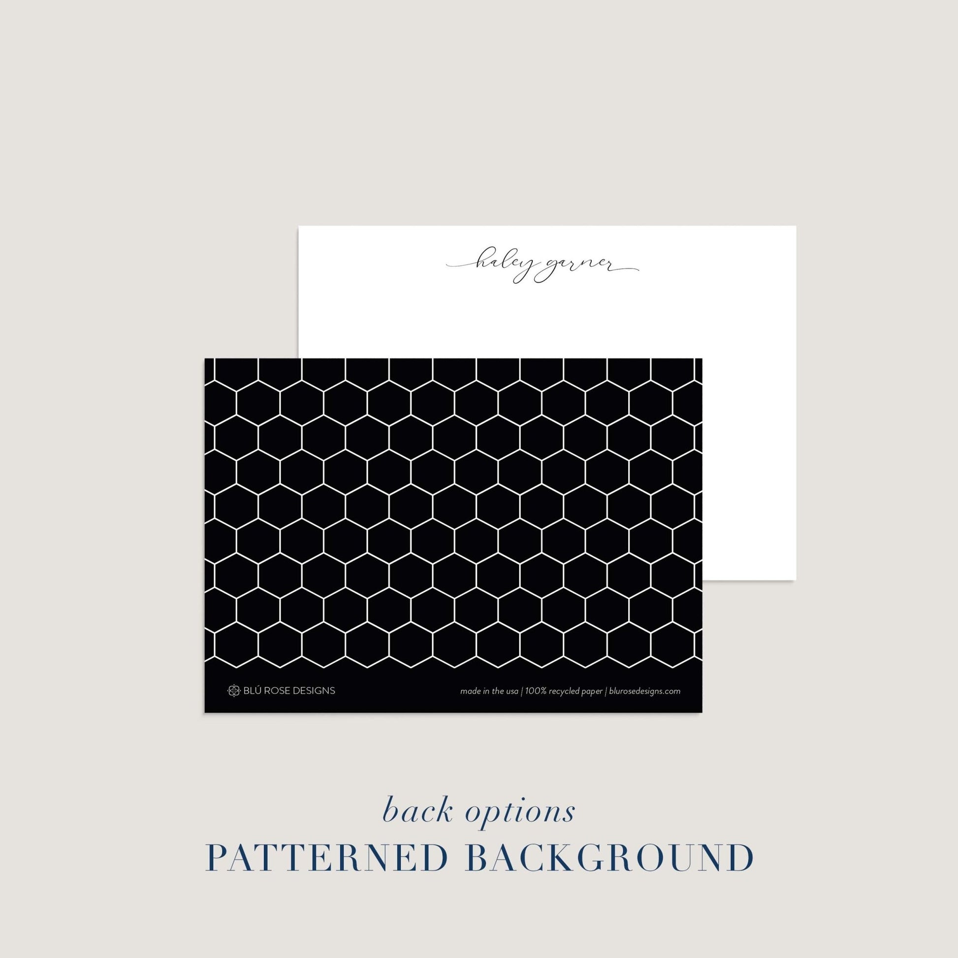 Haley Notepad + Notecard Set - Blú Rose