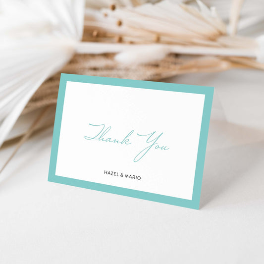 Hazel Border Thank You Card - Blú Rose