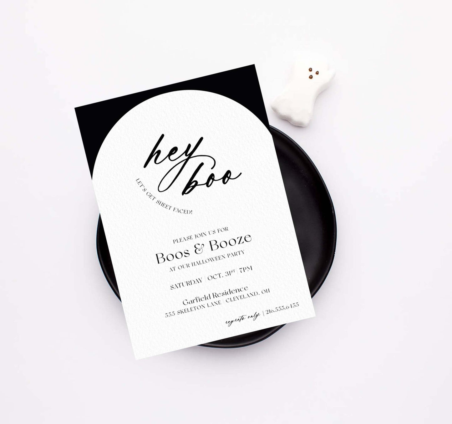 Hey Boo Halloween Invitations - Blú Rose
