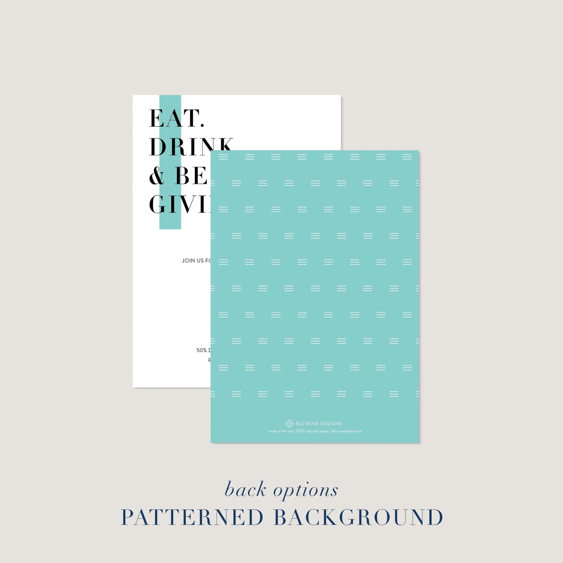 Highlight Fundraiser Invitations - Blú Rose