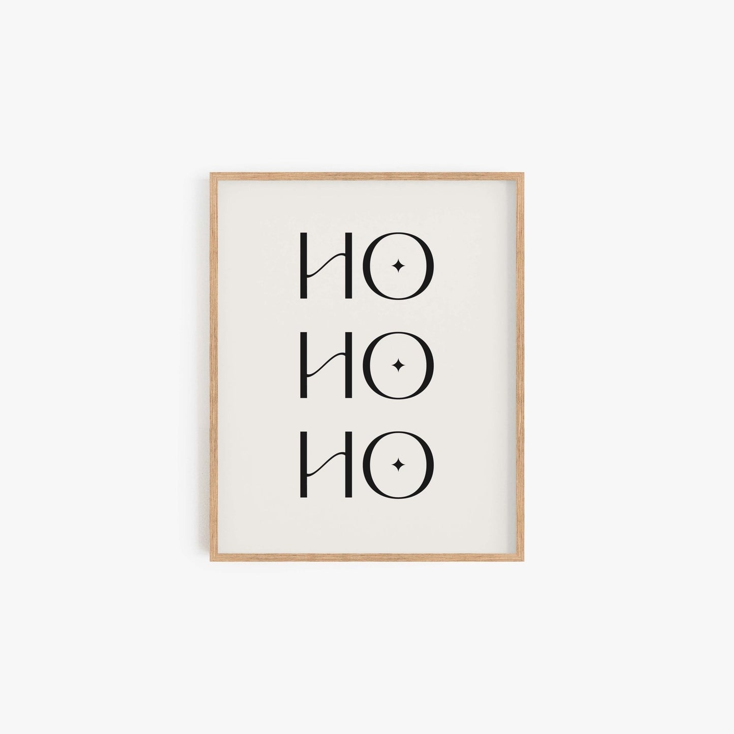 Ho Ho Ho Art Print - Blú Rose