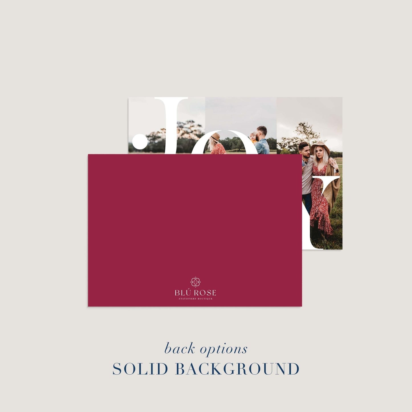 Joy Photo Holiday Cards - Blú Rose