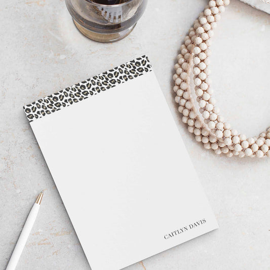 Leopard Notepad - Blú Rose