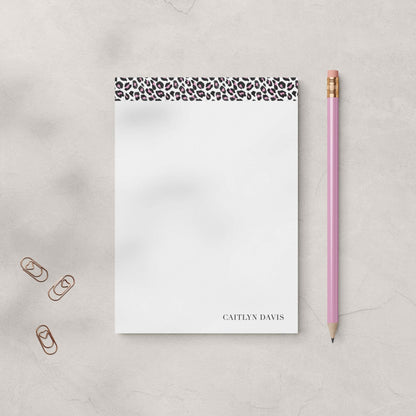 Leopard Notepad + Notecard Set - Blú Rose