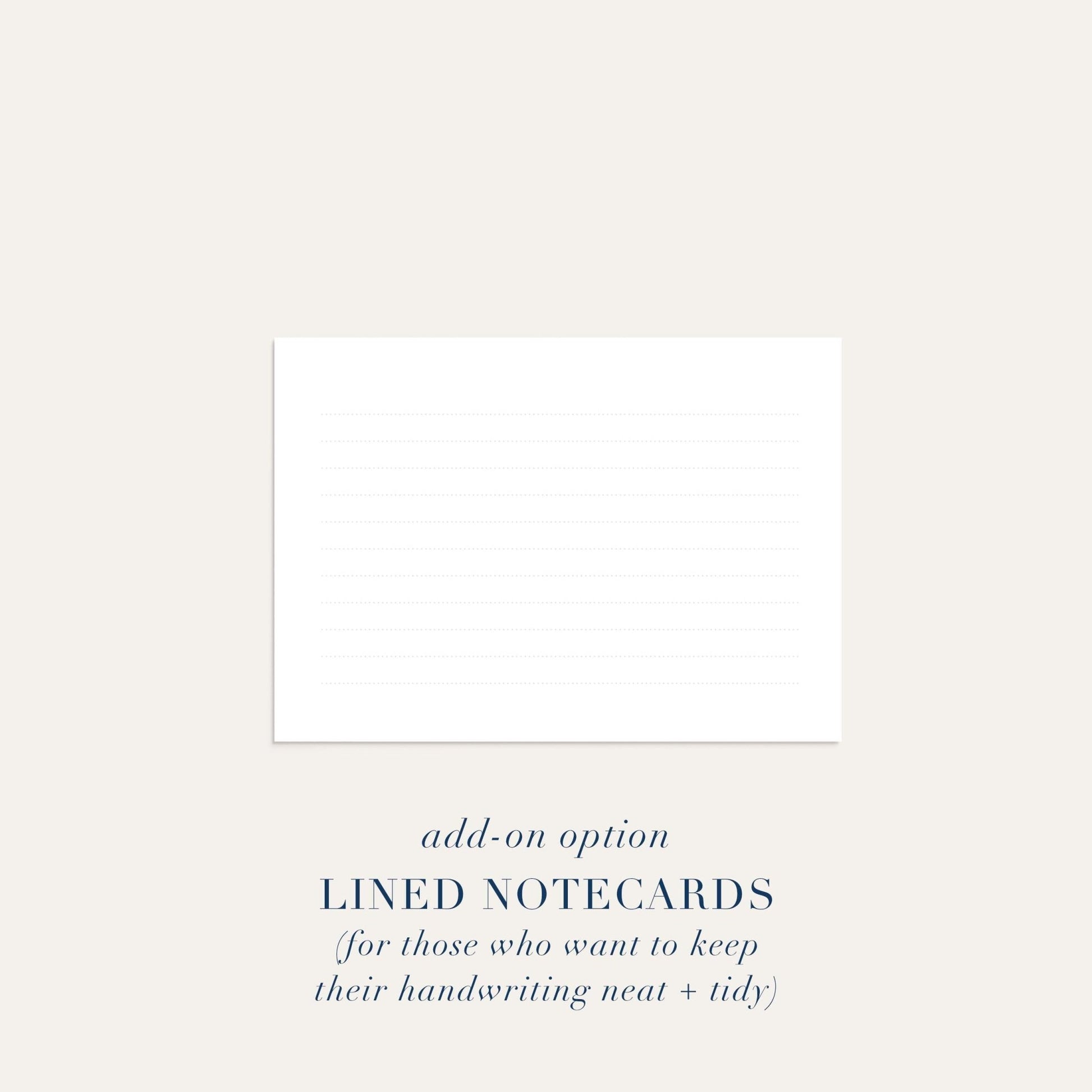 Lined Arches Notecards - Blú Rose