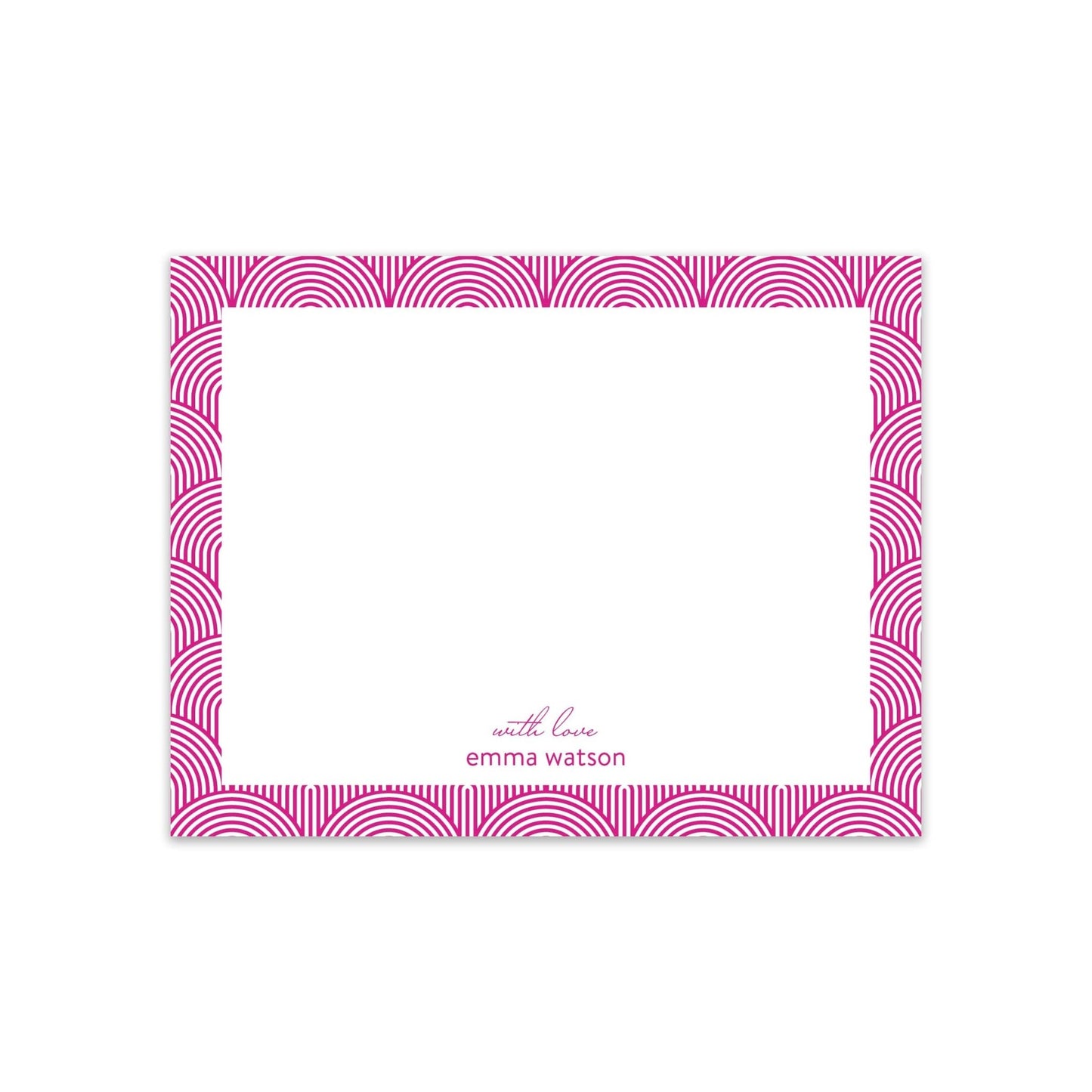 Lined Arches Notecards - Blú Rose