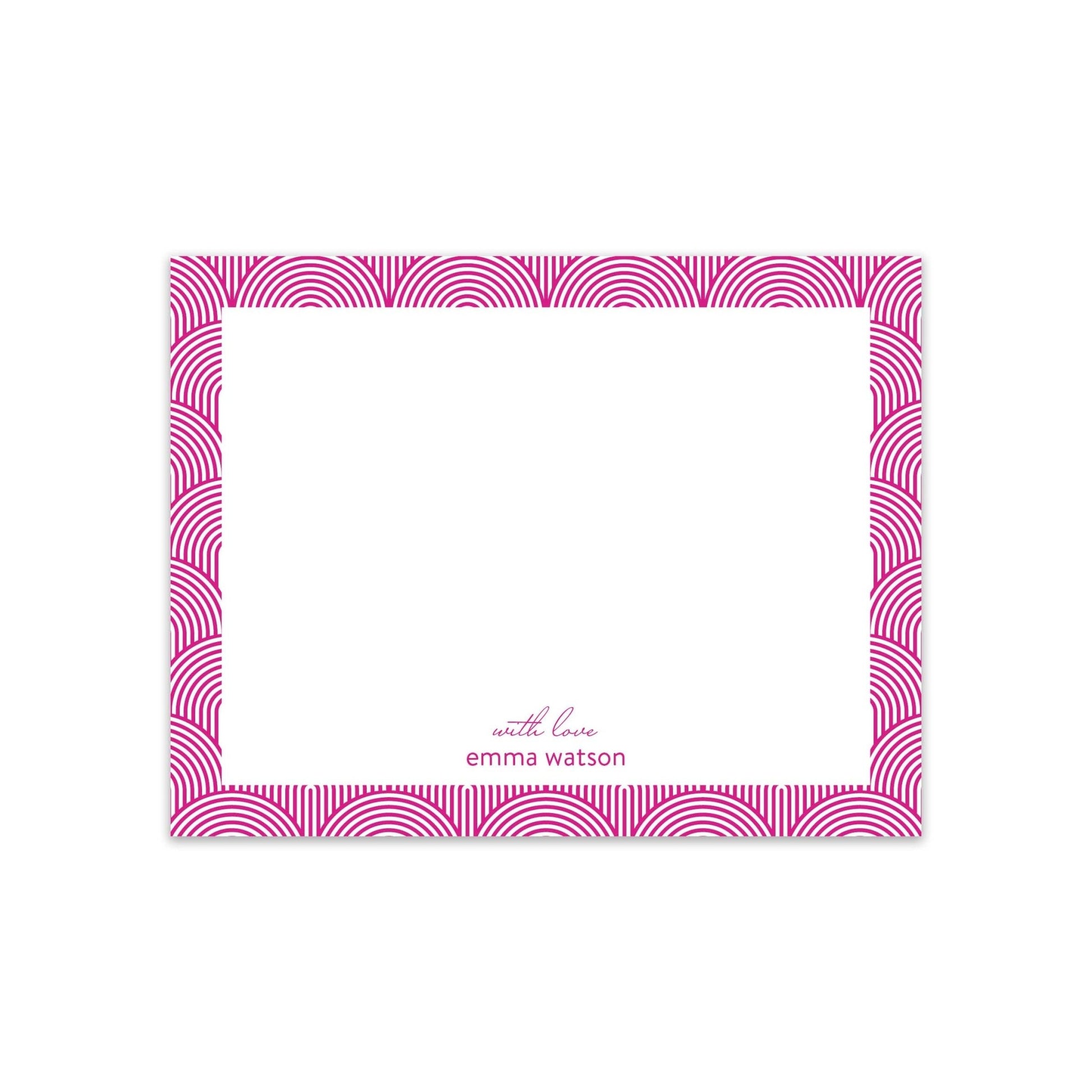Lined Arches Notecards - Blú Rose