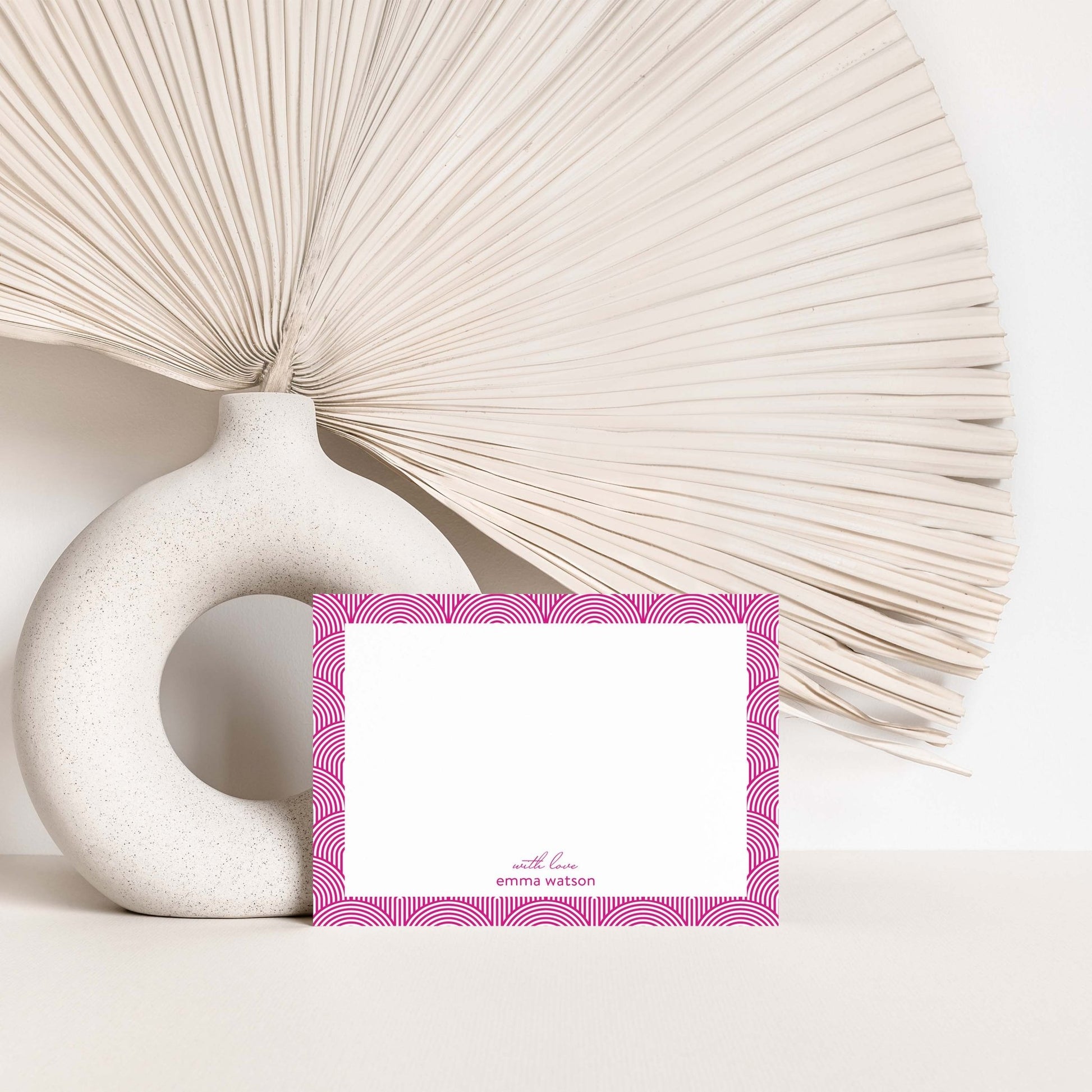 Lined Arches Notecards - Blú Rose