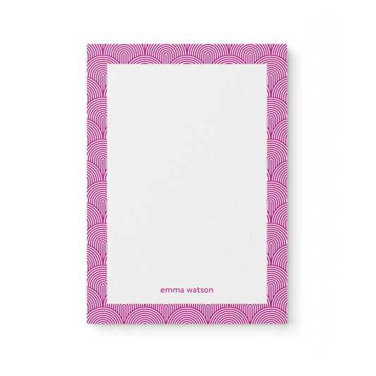 Lined Arches Notepad - Blú Rose