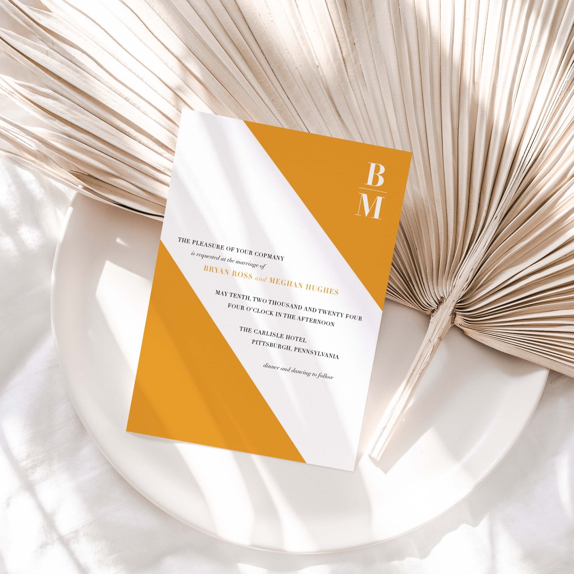 Meghan Wedding Invitations - Blú Rose