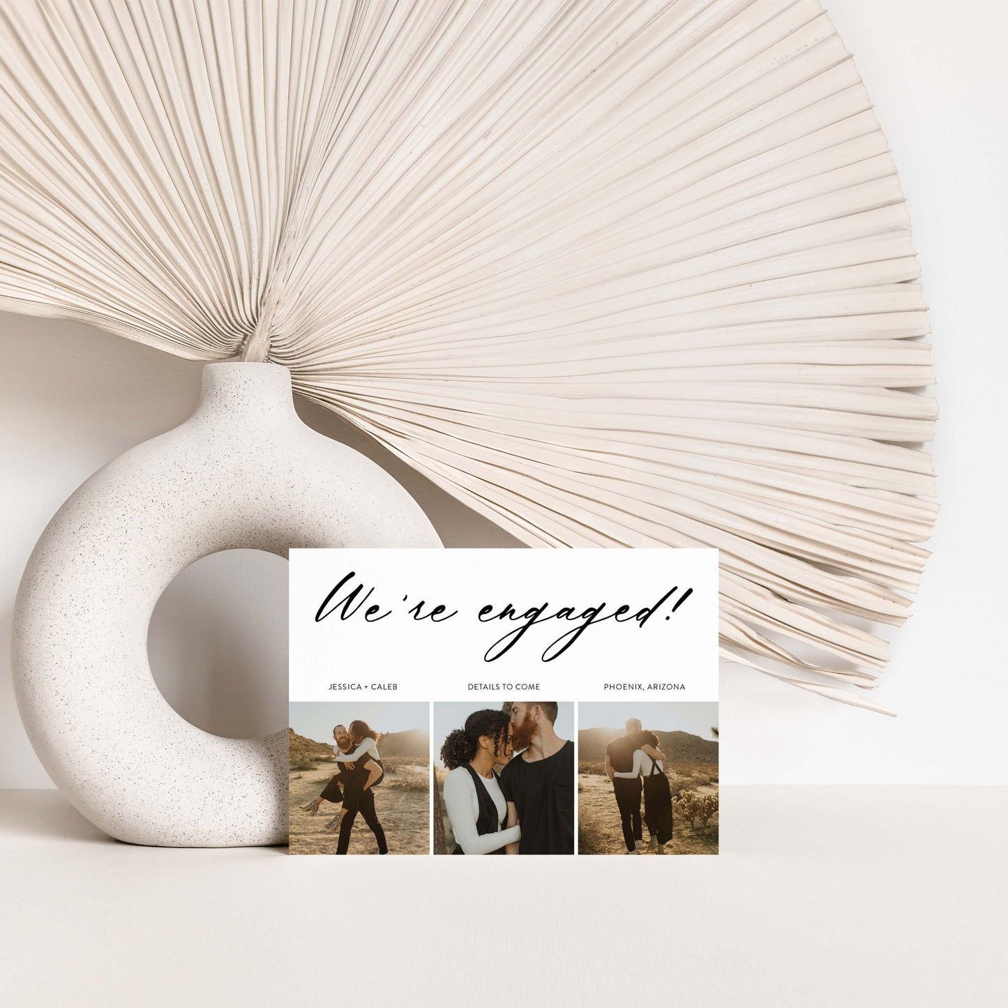 Minimal Engagement Cards - Blú Rose