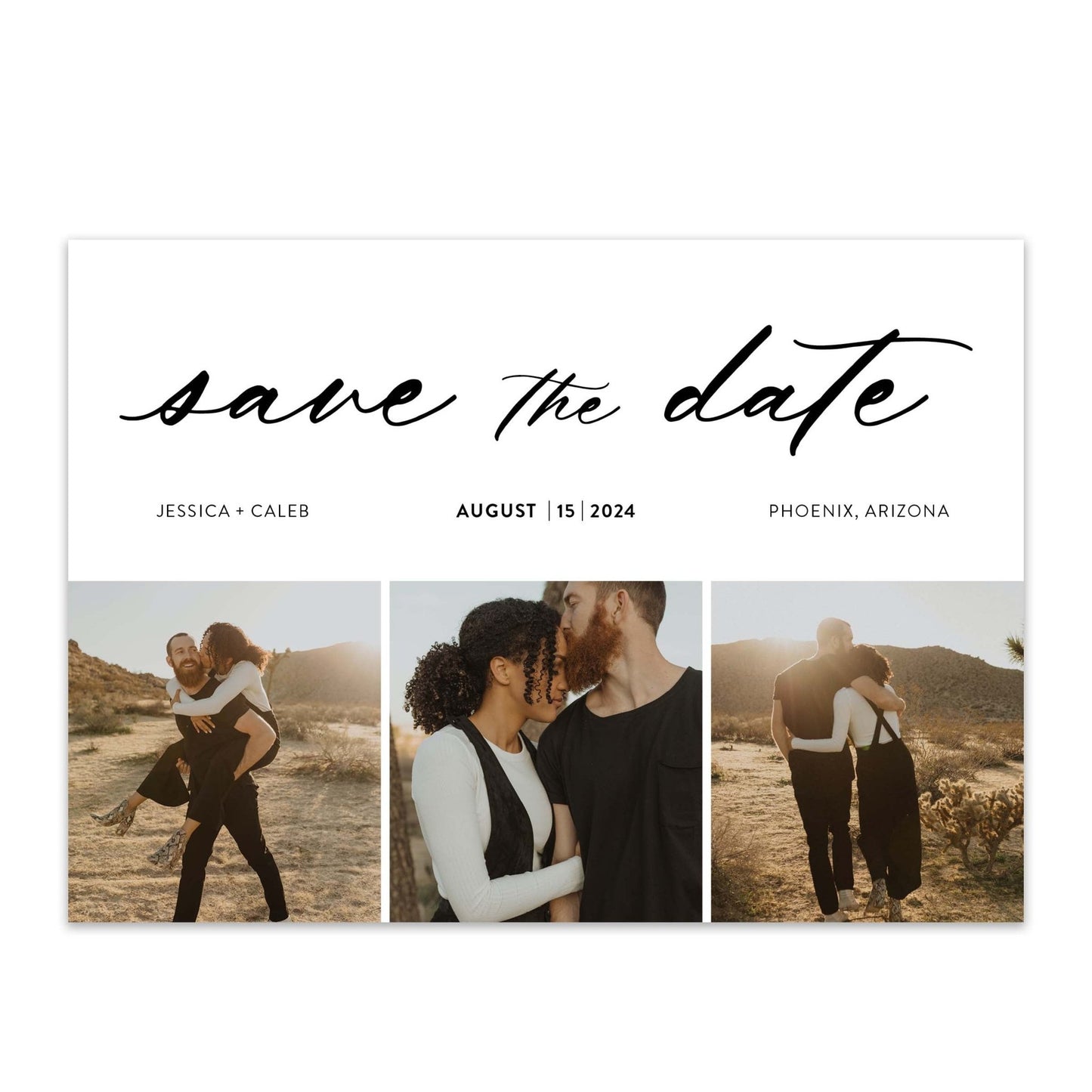 Minimal Save the Dates - Blú Rose