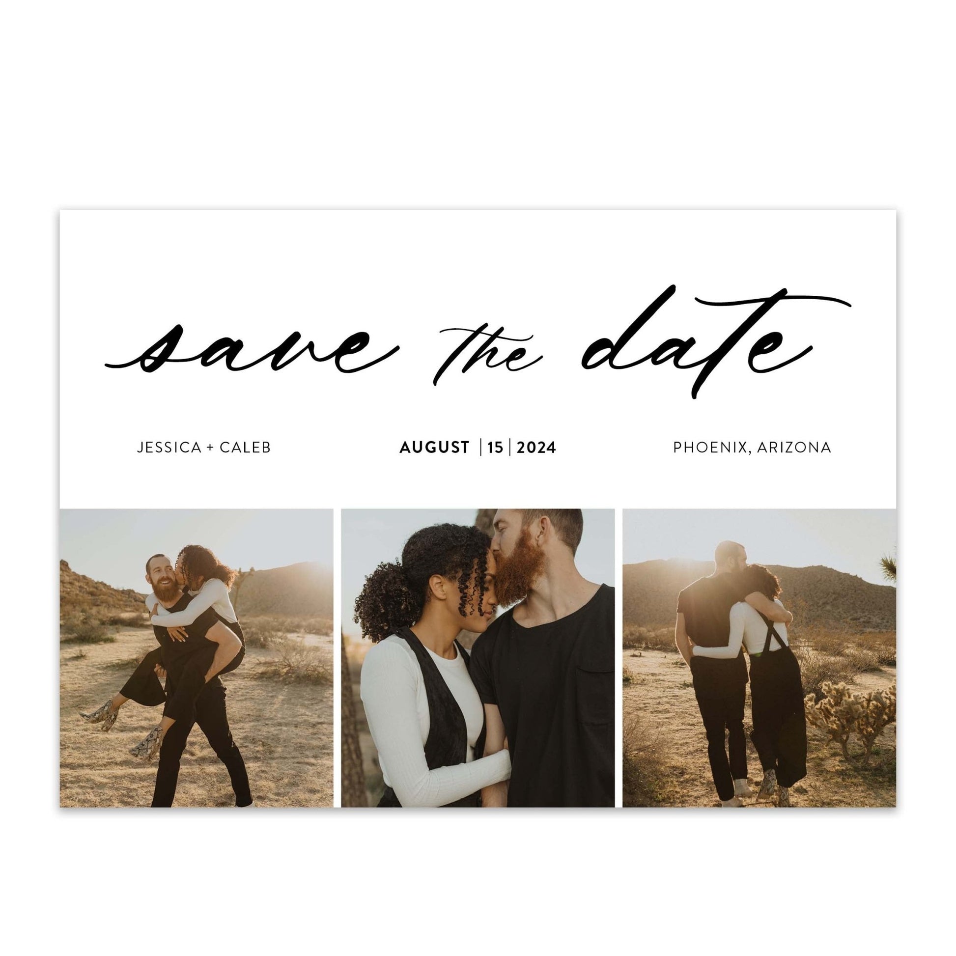 Minimal Save the Dates - Blú Rose