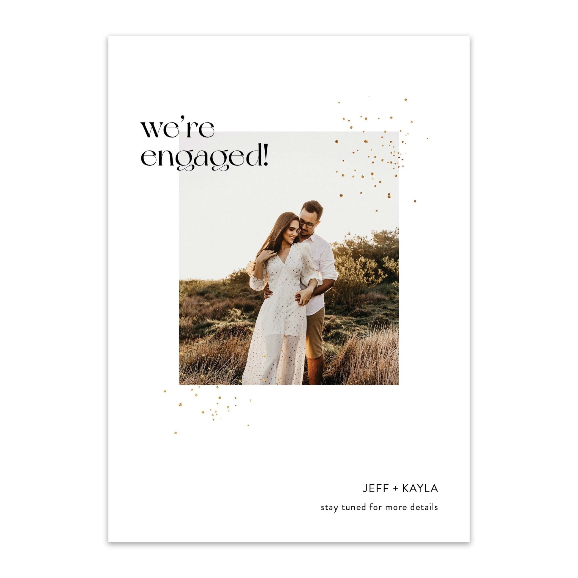 Minimal Sparkle Engagement - Blú Rose