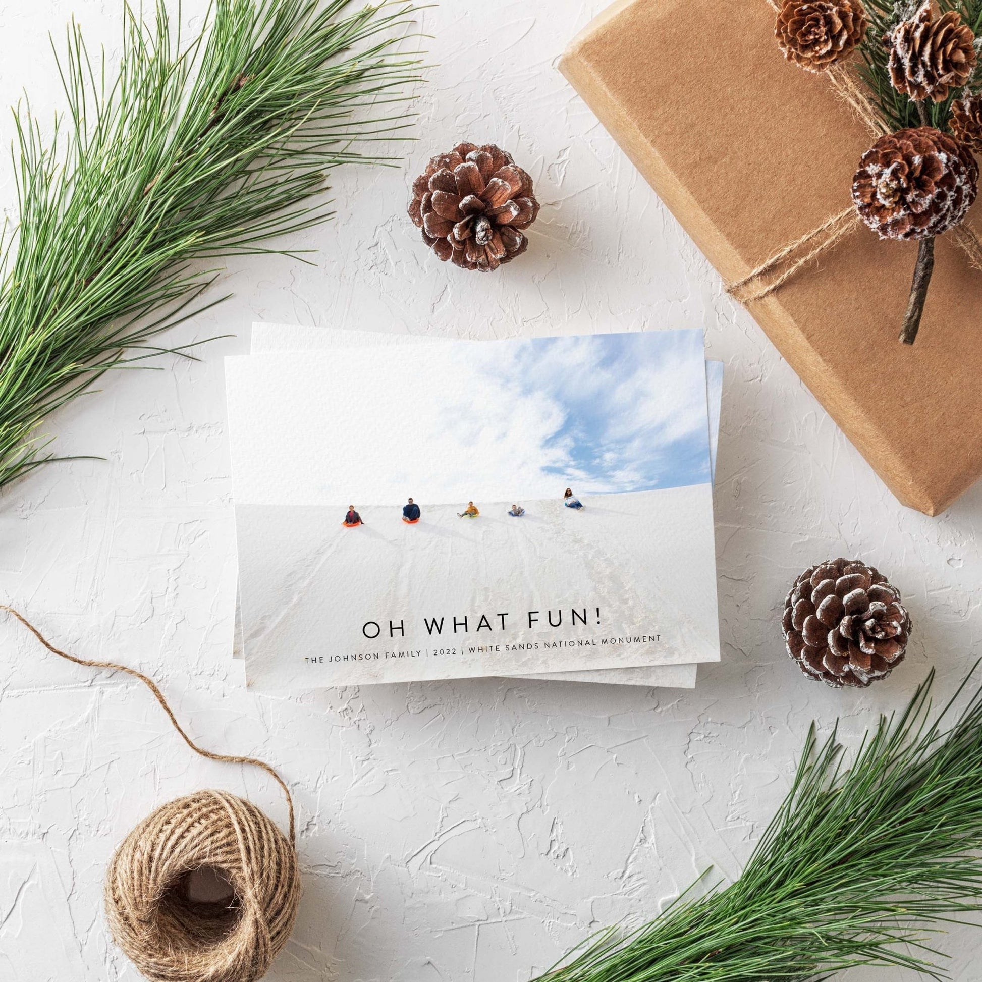 Minimalist Photo Holiday Cards - Blú Rose