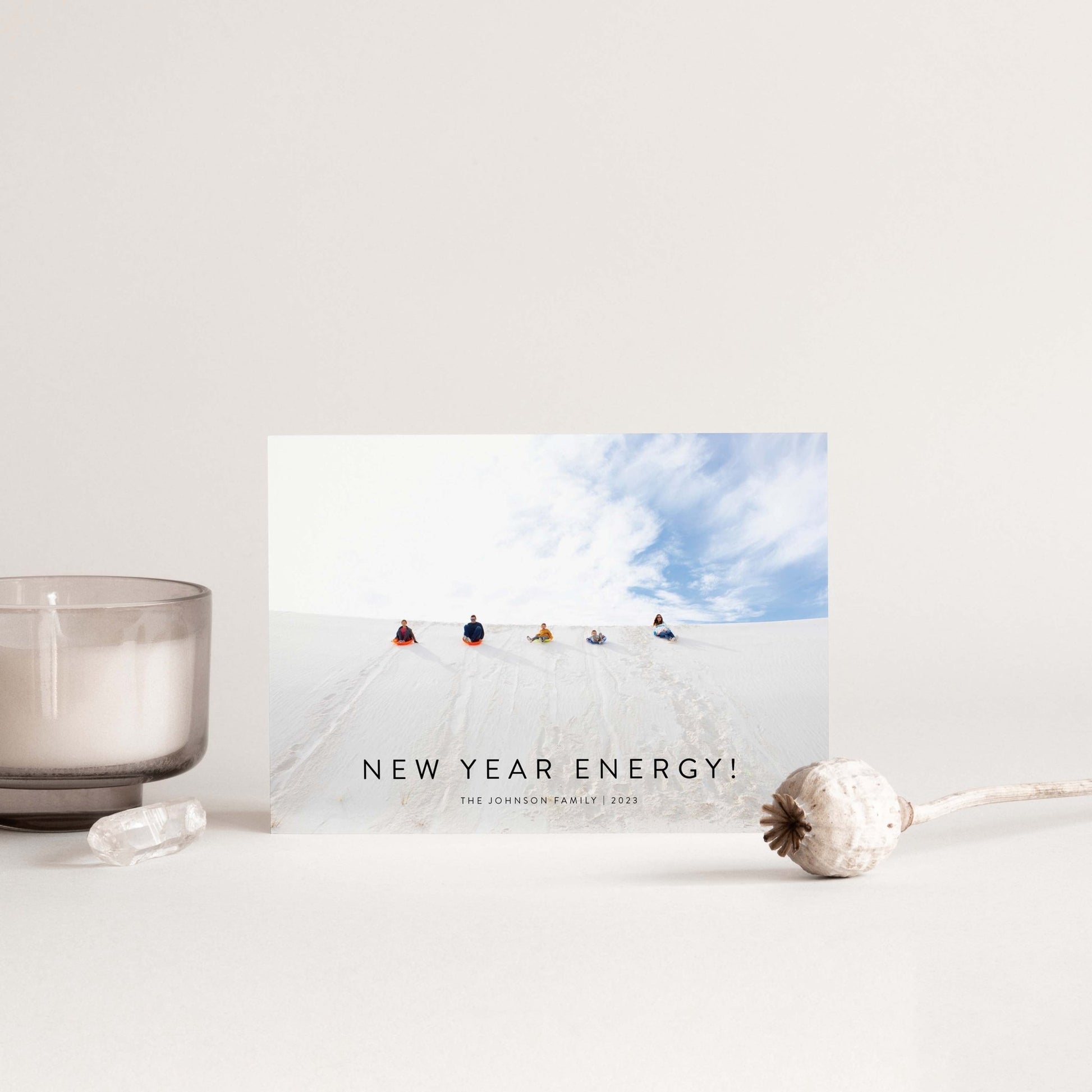 Minimalist Photo Holiday Cards - Blú Rose