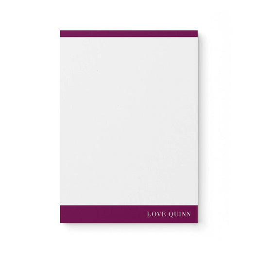 Mod Border Notepad - Blú Rose