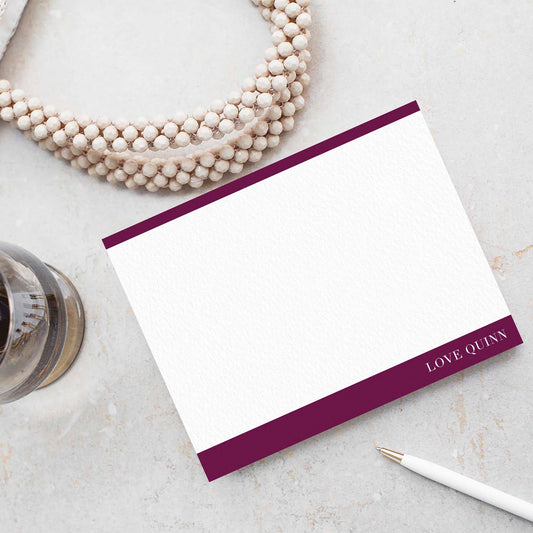 Mod Border Notepad + Notecard Set - Blú Rose