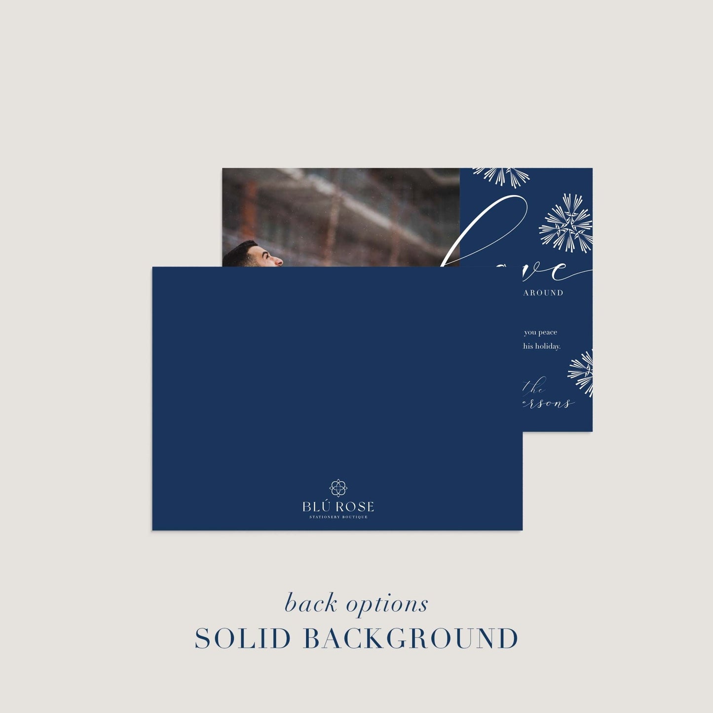 Modern Love Photo Holiday Cards - Blú Rose