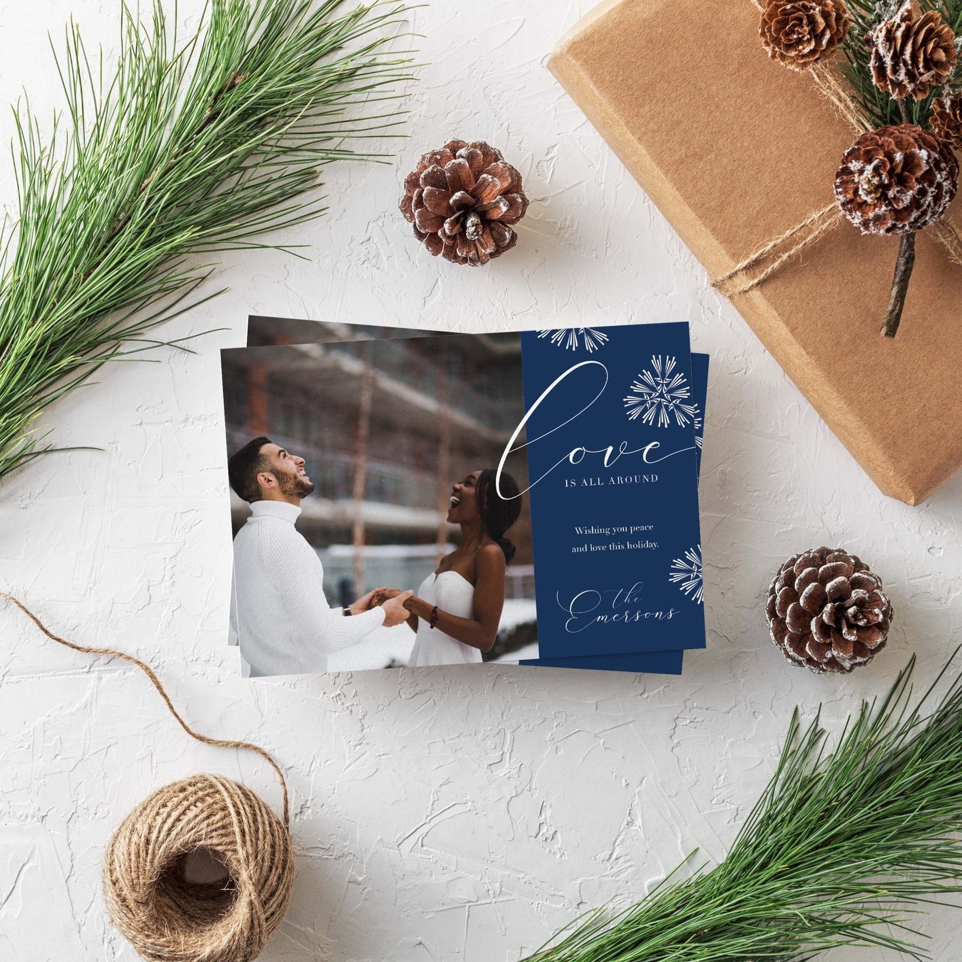 Modern Love Photo Holiday Cards - Blú Rose