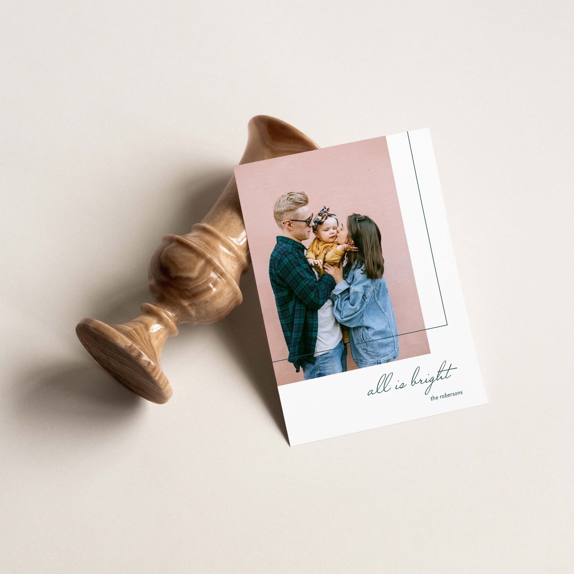 Modern Photo Holiday Cards - Blú Rose