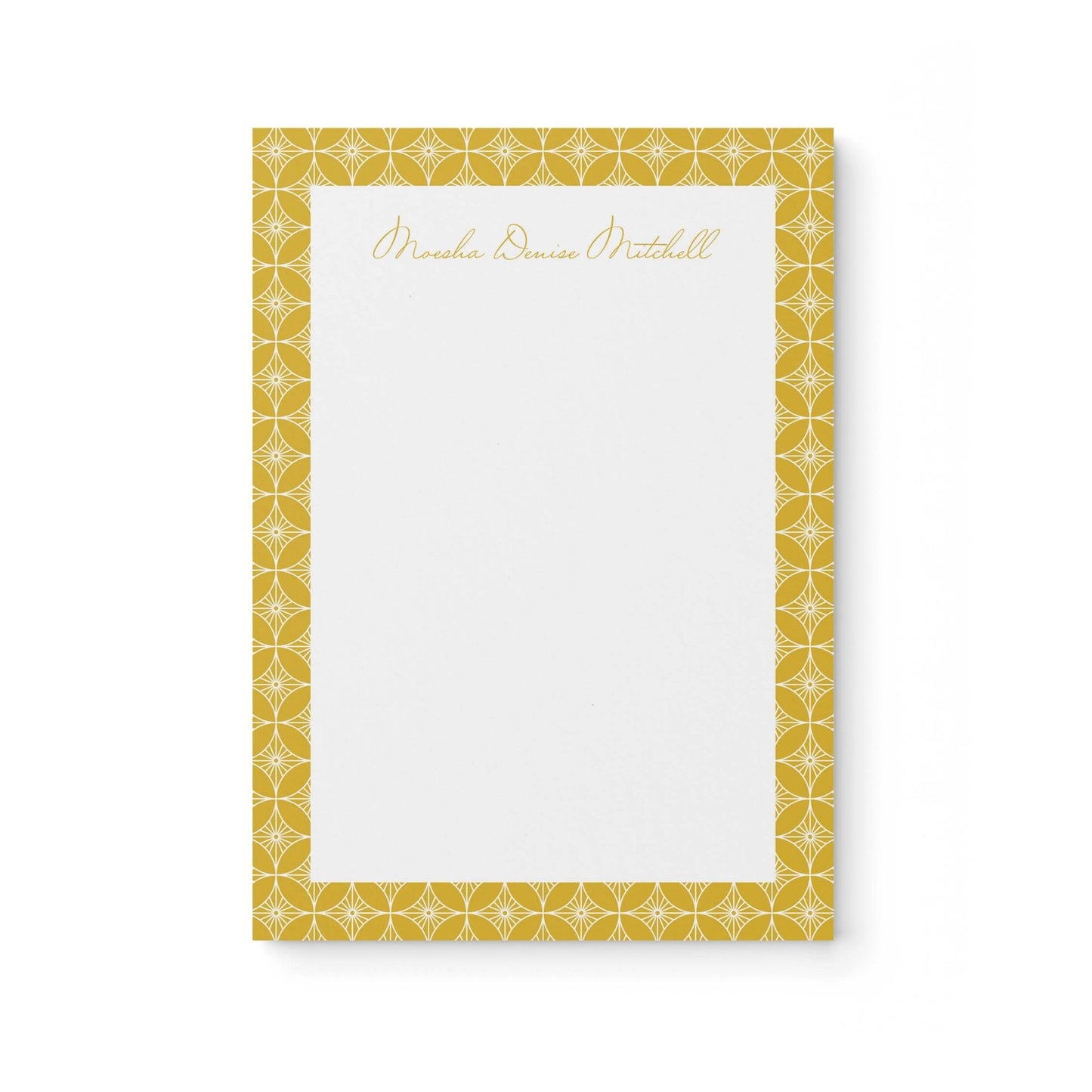 Moesha Pattern Notepad - Blú Rose