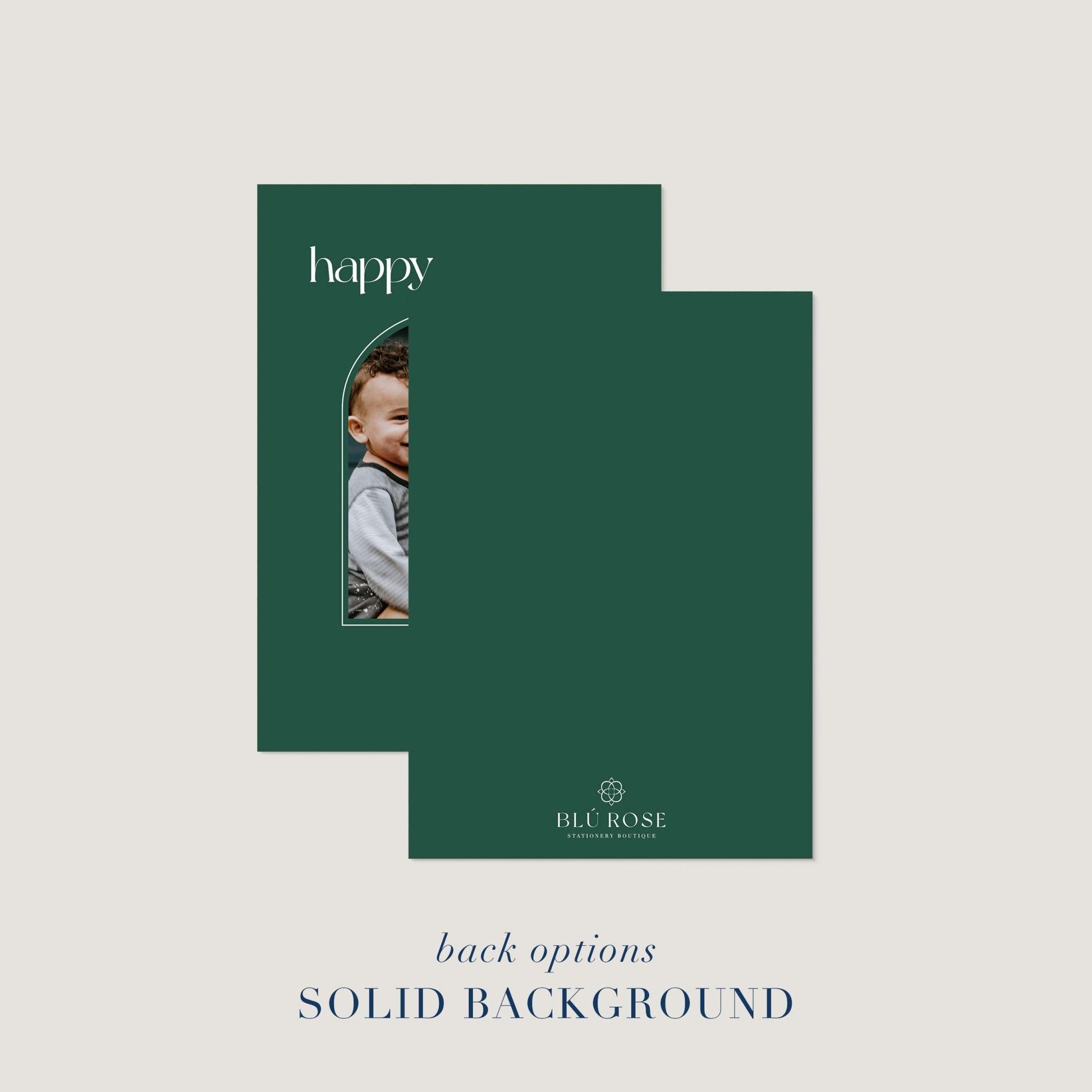 Photo Arch Holiday Cards - Blú Rose