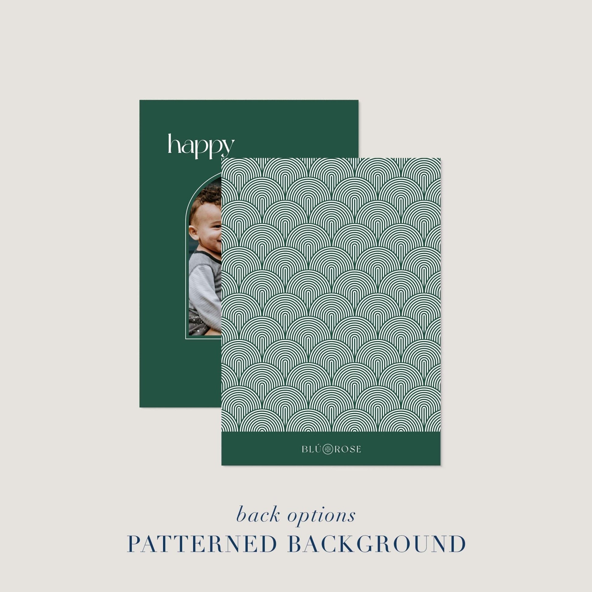 Photo Arch Holiday Cards - Blú Rose