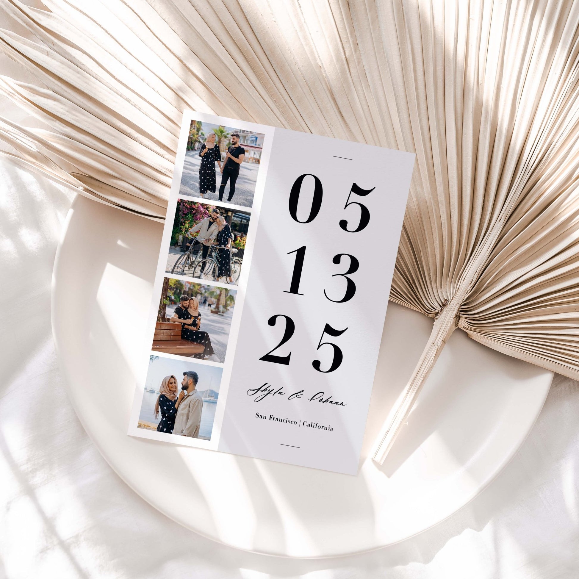 Photo Strip Save the Dates - Blú Rose