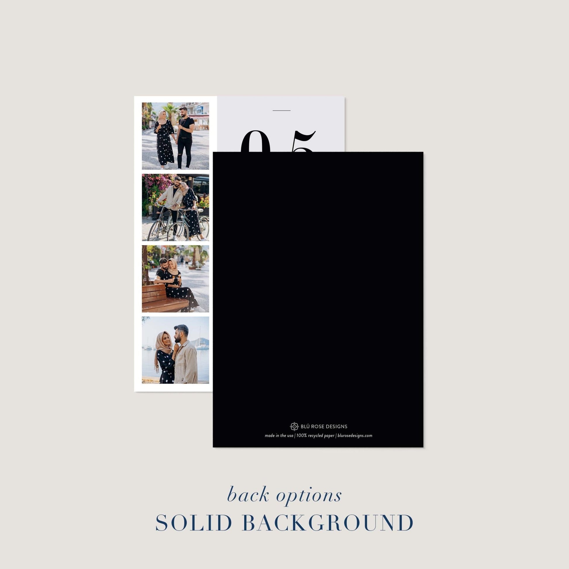 Photo Strip Save the Dates - Blú Rose