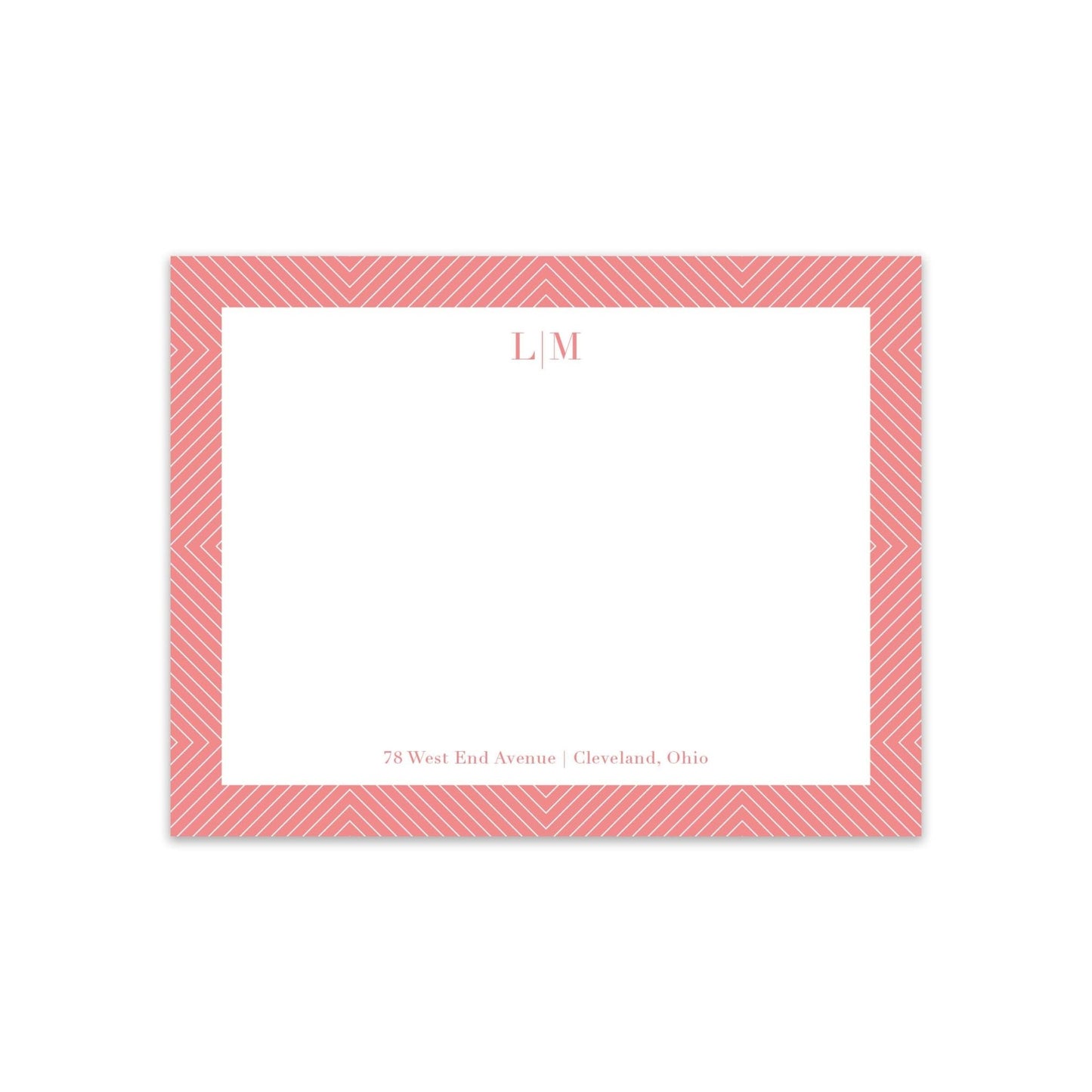 Pointed Lines Notecards - Blú Rose