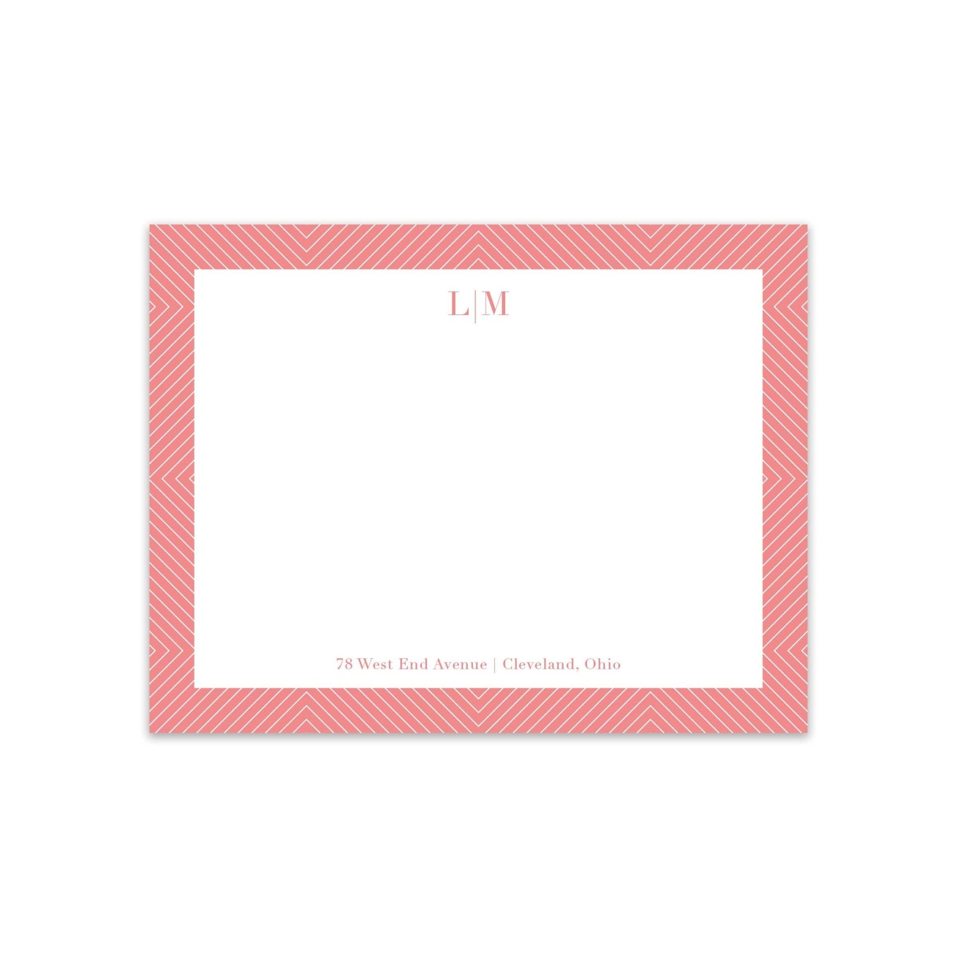 Pointed Lines Notecards - Blú Rose