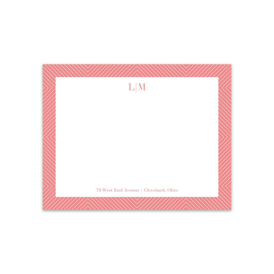 Pointed Lines Notecards - Blú Rose