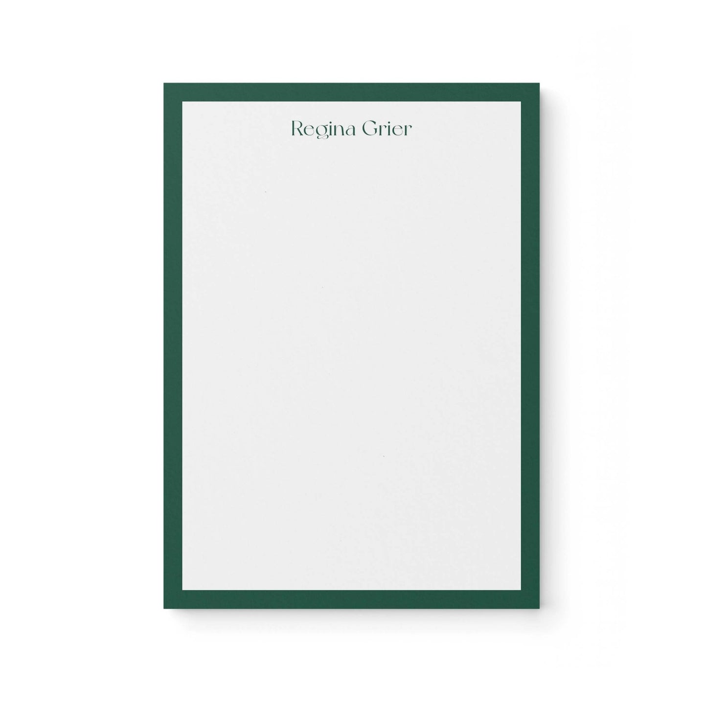 Regina Border Notepad - Blú Rose