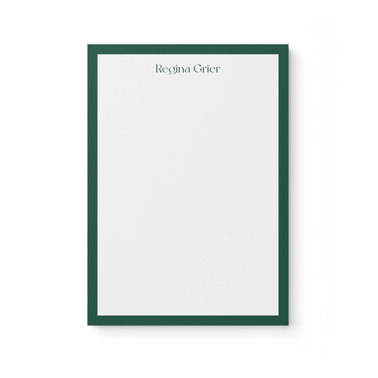 Regina Border Notepad - Blú Rose