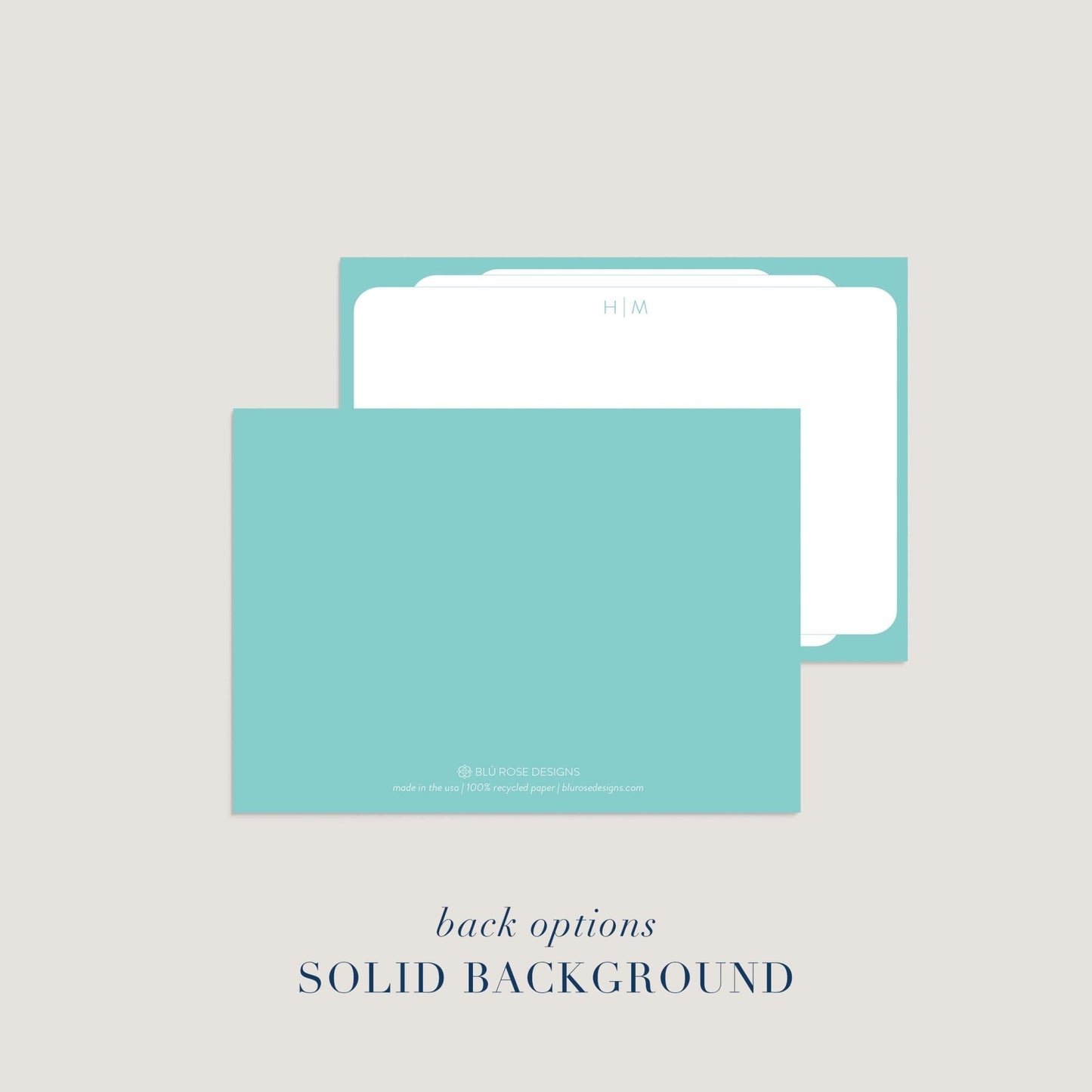 Retro Frame Notecards - Blú Rose
