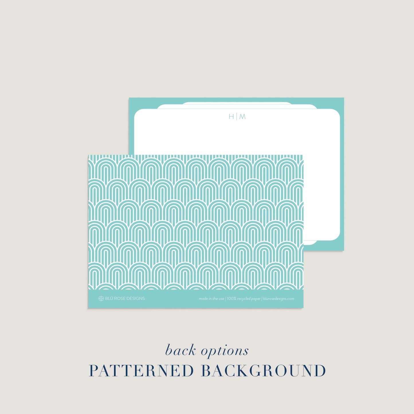 Retro Frame Notepad + Notecard Set - Blú Rose