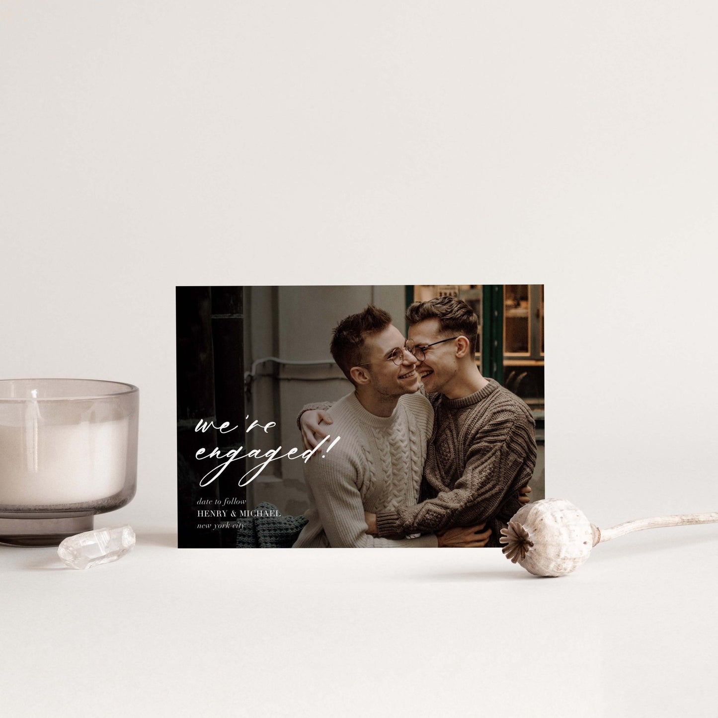 Romantic Script Engagement - Blú Rose