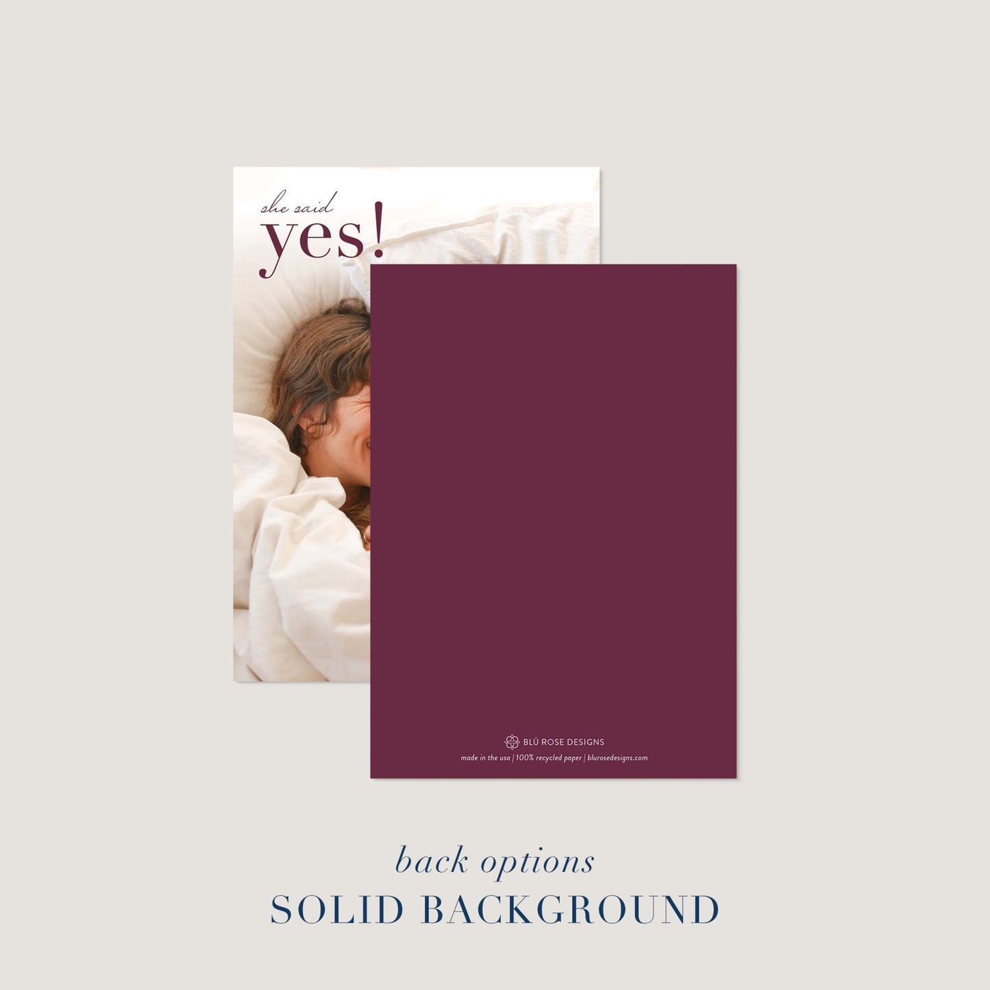 Said Yes Engagement - Blú Rose