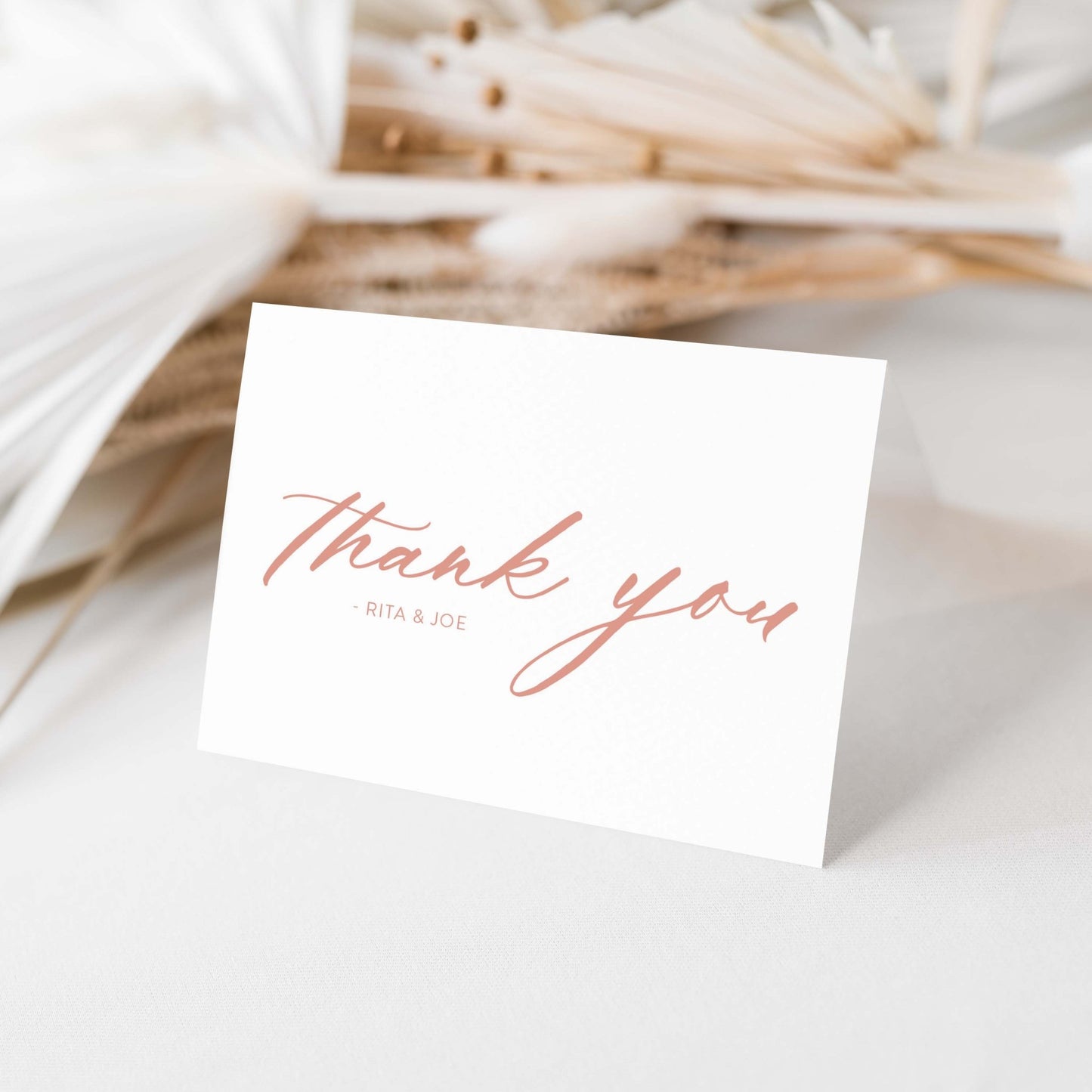 Script Thank You Card - Blú Rose