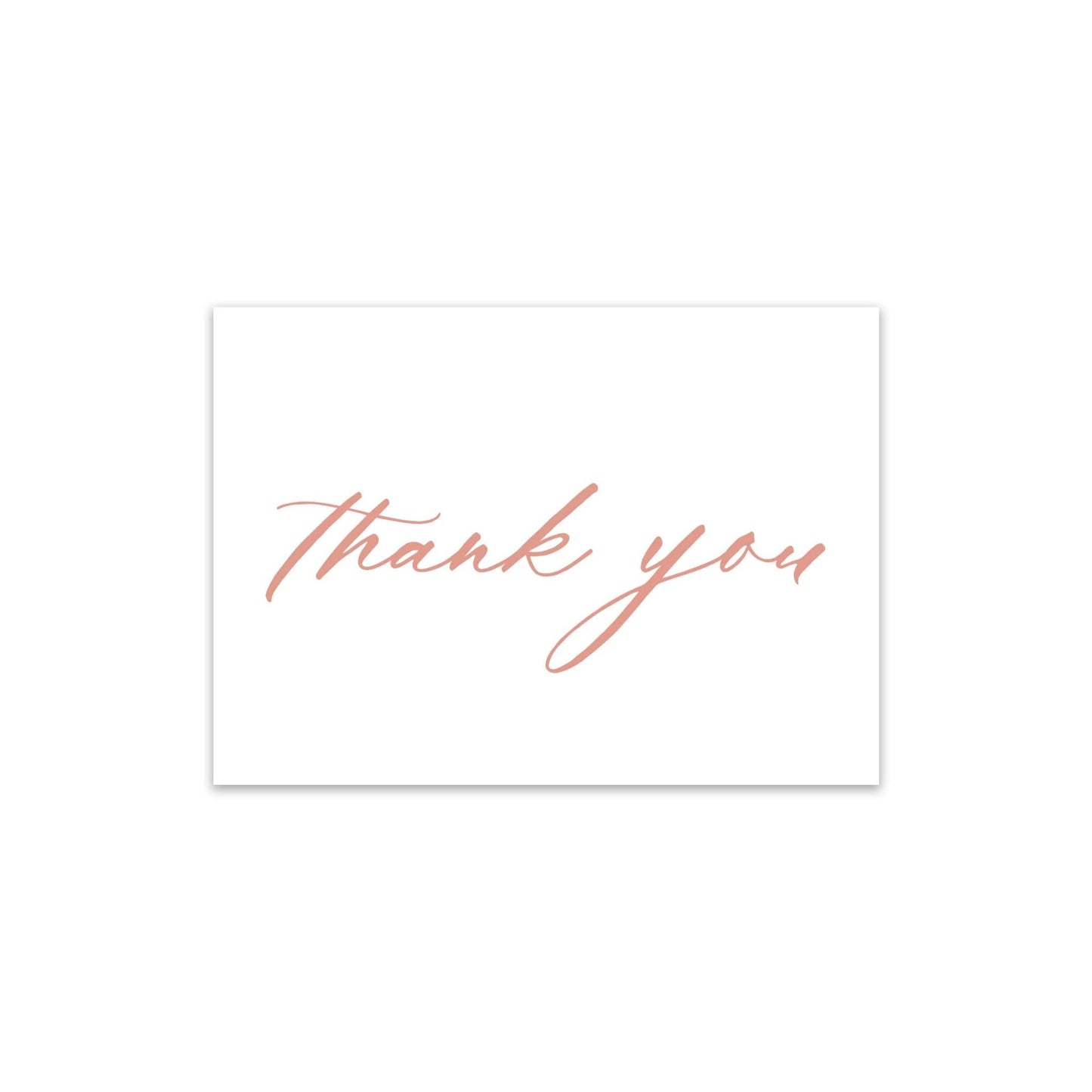 Script Thank You Card - Blú Rose