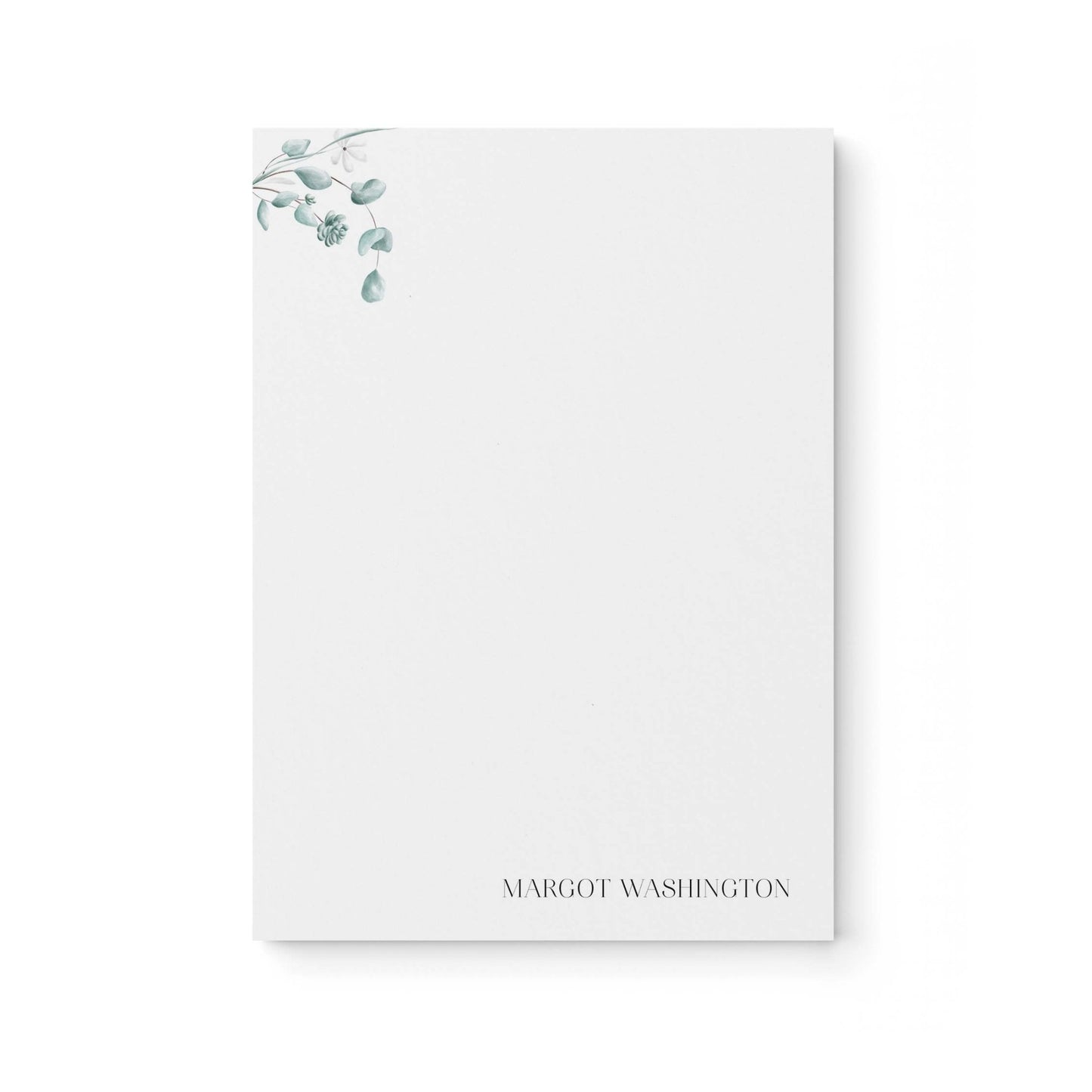 Simple Floral Notepad - Blú Rose