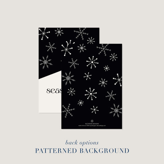 Snowflake Hill Holiday Cards - Blú Rose
