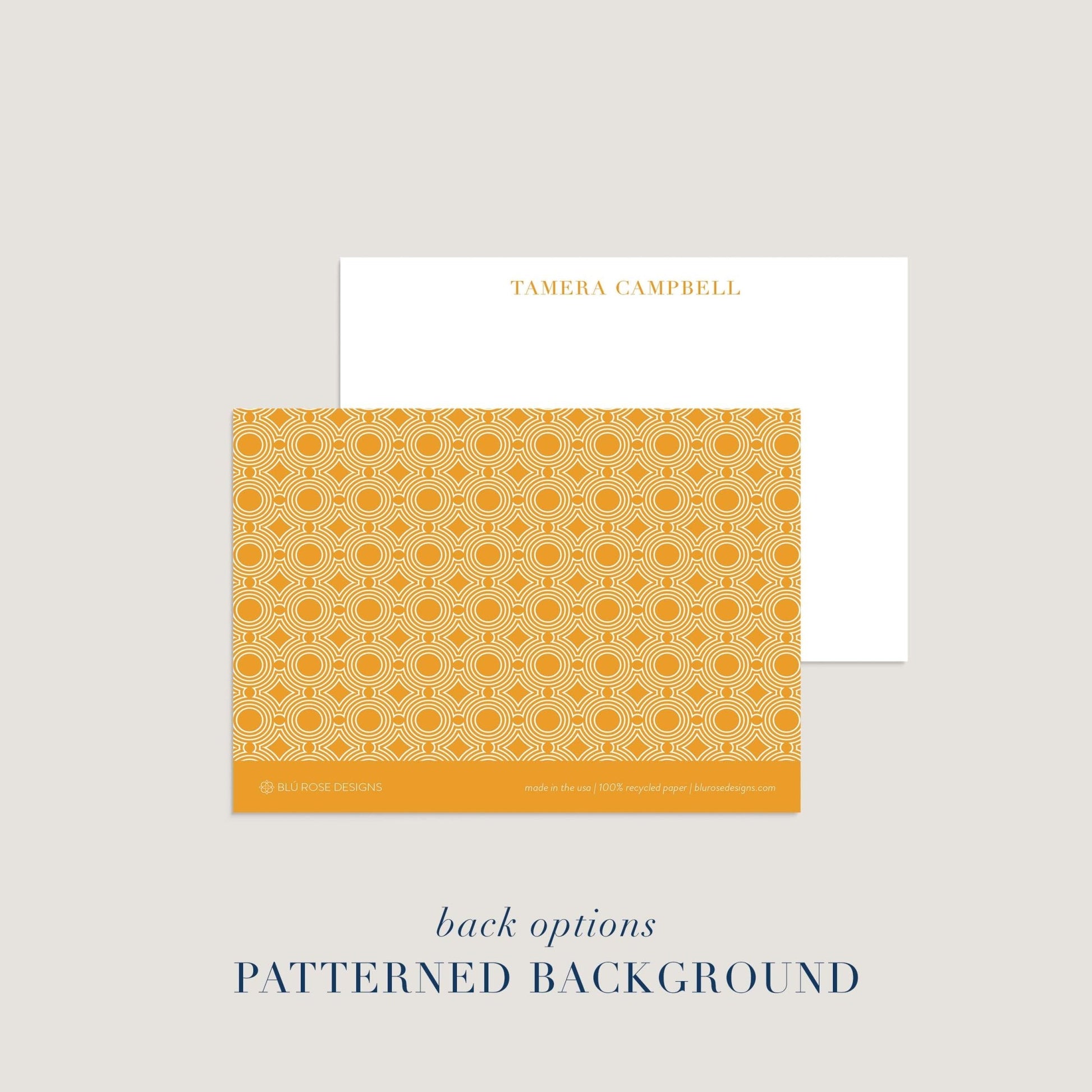Tamera Notecards - Blú Rose